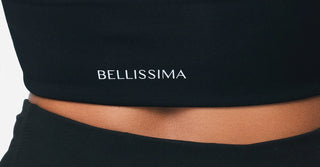 Woman in black TENCEL Lyocell activewear set